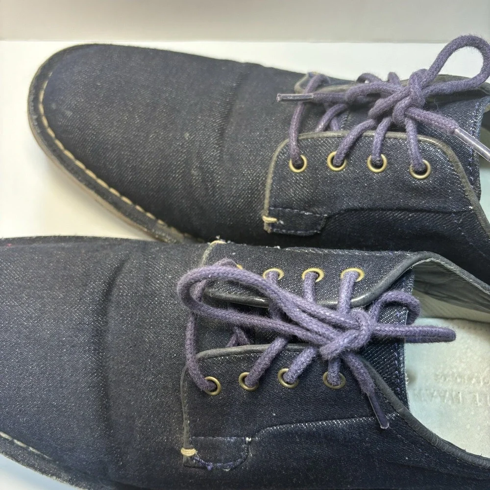 Cole Haan Grand OS Mens Oxfords Shoes Navy Blue Lace Up‎ Round Toe Low Top